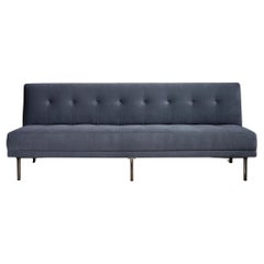 Modern Buttonback Sofa in Virgin Wool by Rosemary Hallgarten, Italy circa 1960