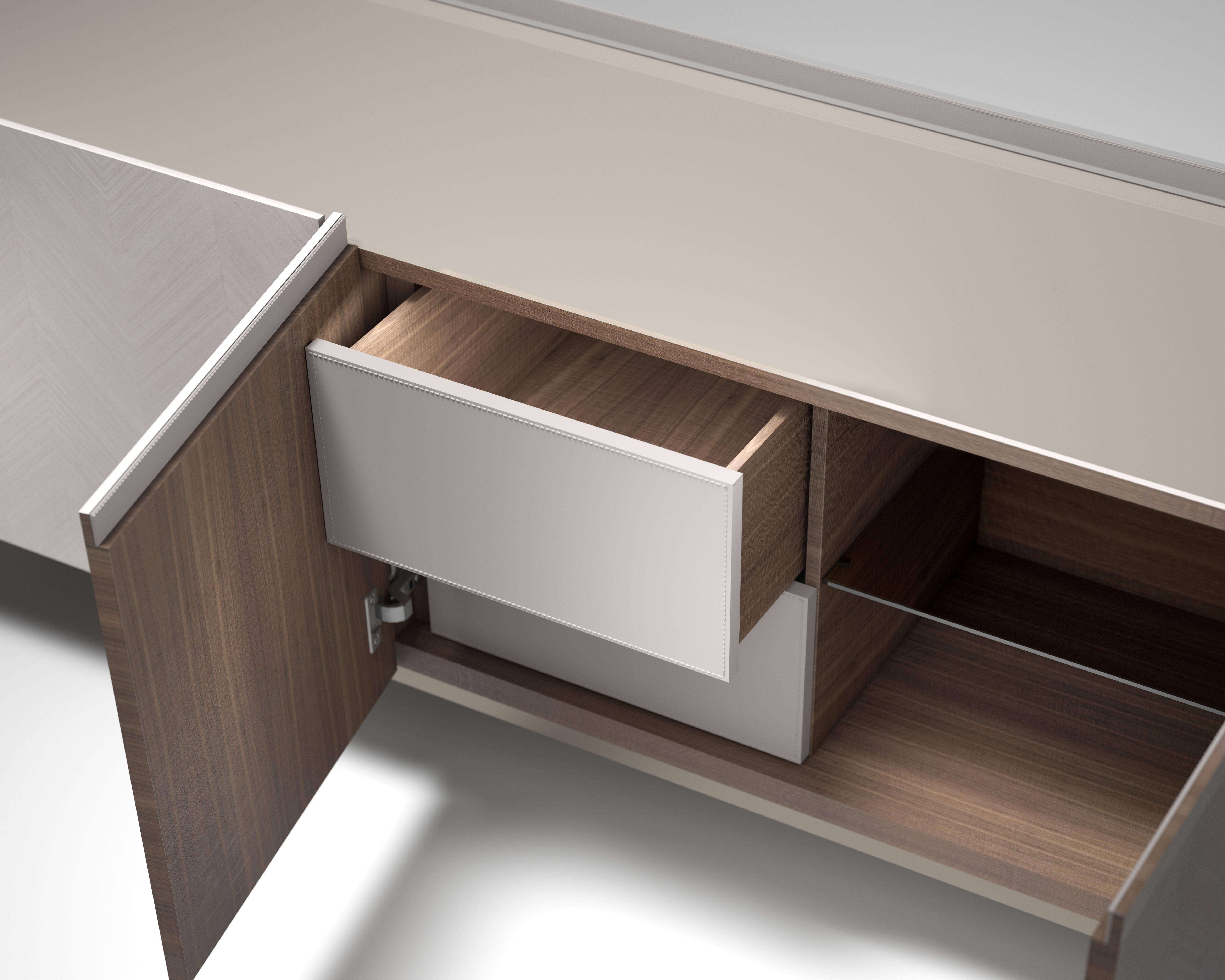 Moderne Anrichte von Carpanelli Alfea aus Edelholz (Holz) im Angebot
