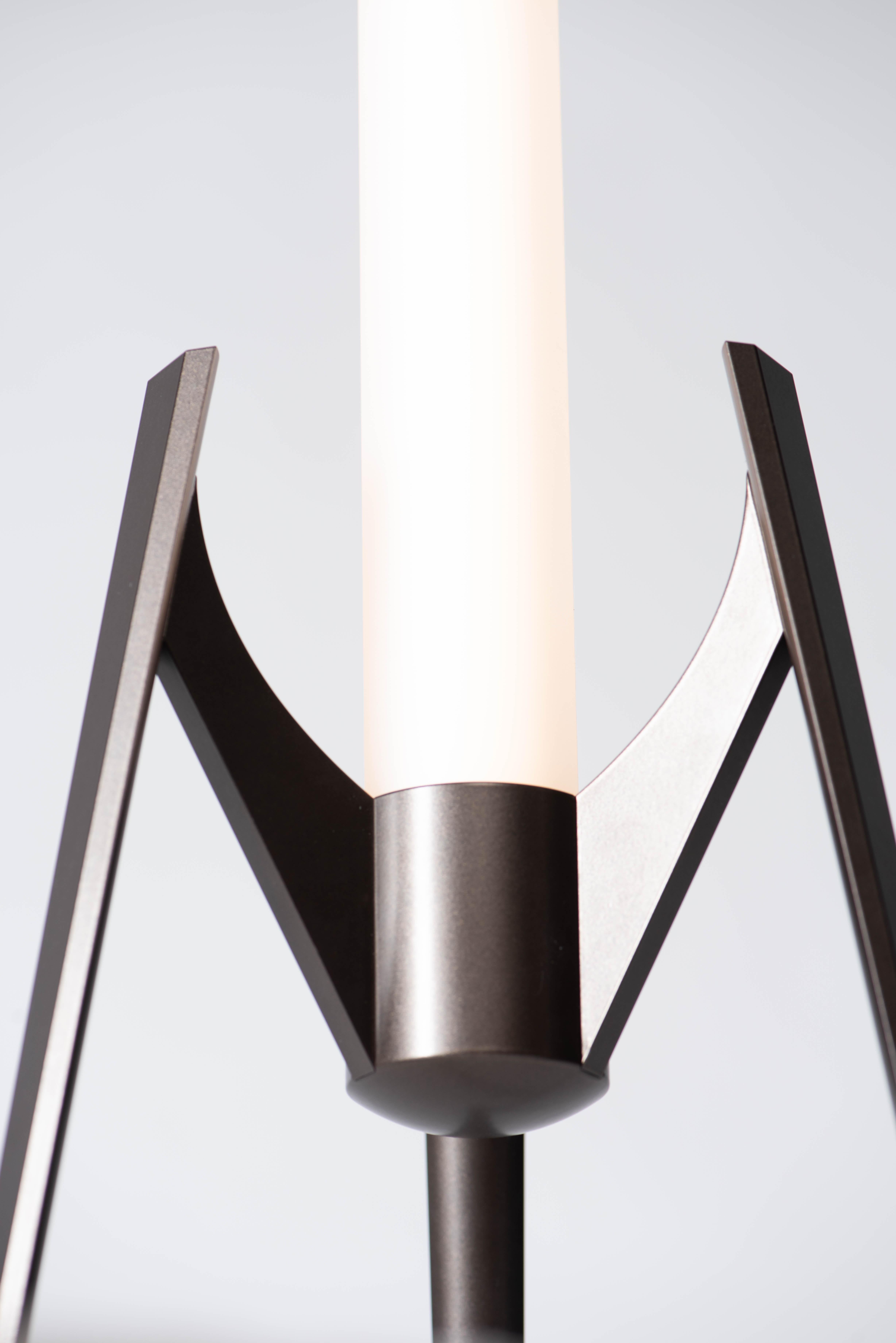 Molded Modern Table Light aluminium bronze  For Sale