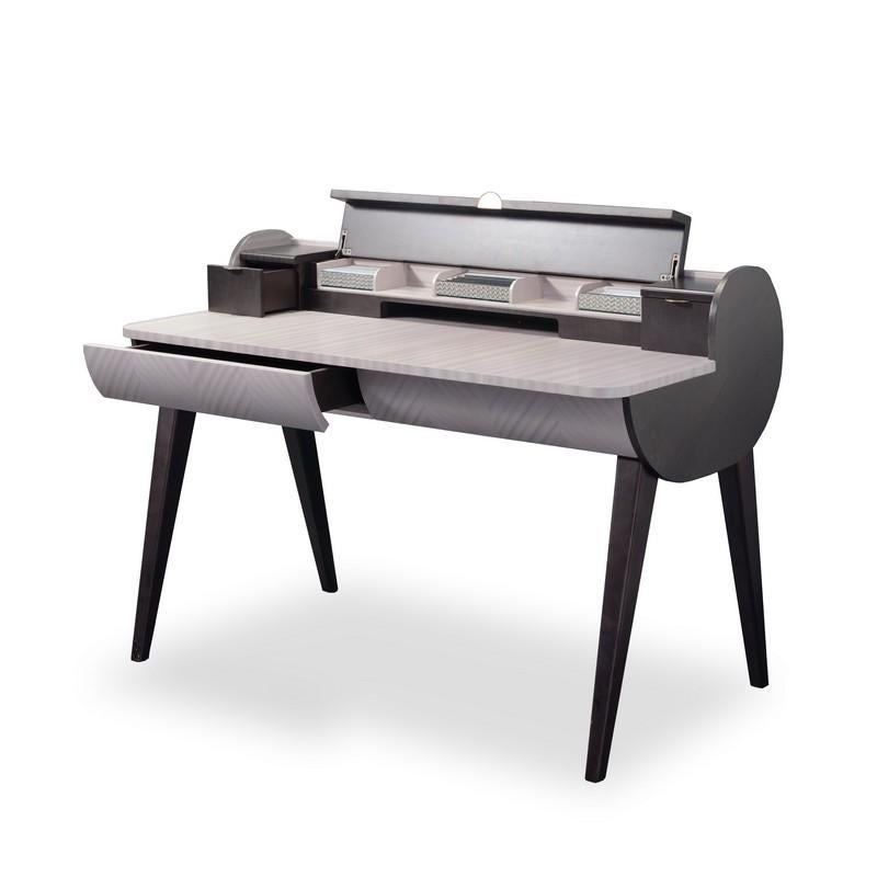 Inlay Modern by Giuseppe Carpanelli 2019 Desk Pama and Sycomoro Wood For Sale