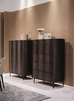Modern by Giuseppe Carpanelli Alfea Sideboard with Doors and Marble Top