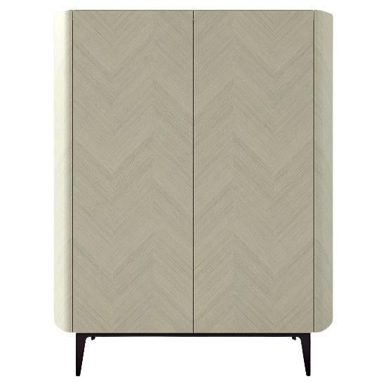 Modern von Giuseppe Carpanelli Alfea Sideboard mit Türen und Marmorplatte im Angebot