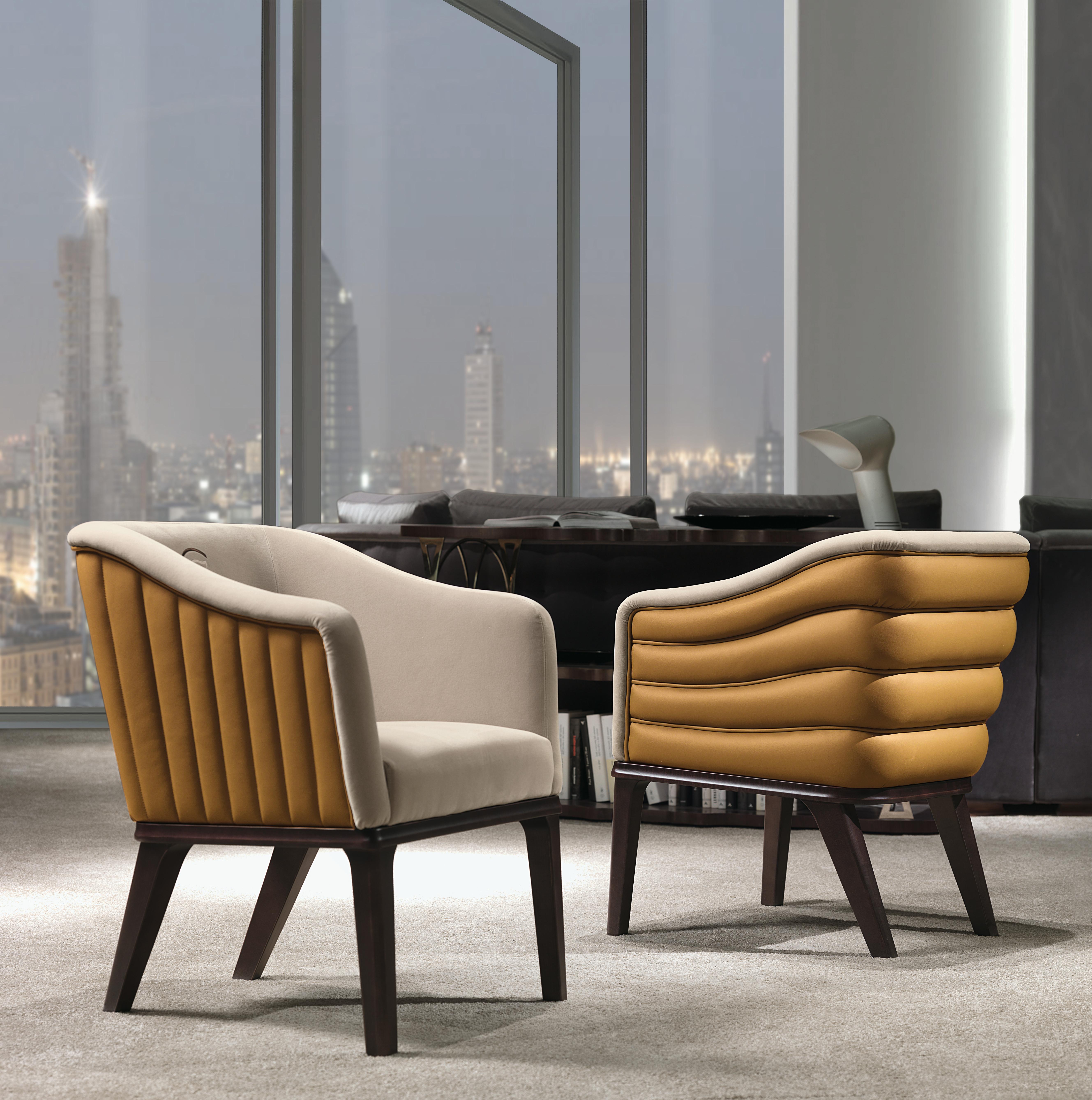 Sillón Club Modern de Giuseppe Carpanelli en piel Italiano en venta