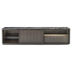 Modern by Giuseppe Carpanelli Dafne sideboard in dark Tay and marble top