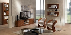 Modern by Giuseppe Carpanelli Desyo TV Cabinet Canaletta Walnut