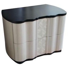 Modern by Giuseppe Carpanelli Mistal Bedside Table in Pama Wood