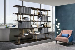 Modern by Giuseppe Carpanelli Mistral Bookcase Composition