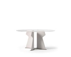 Modern by Giuseppe Carpanelli Shape Table in Tay wood and glass top