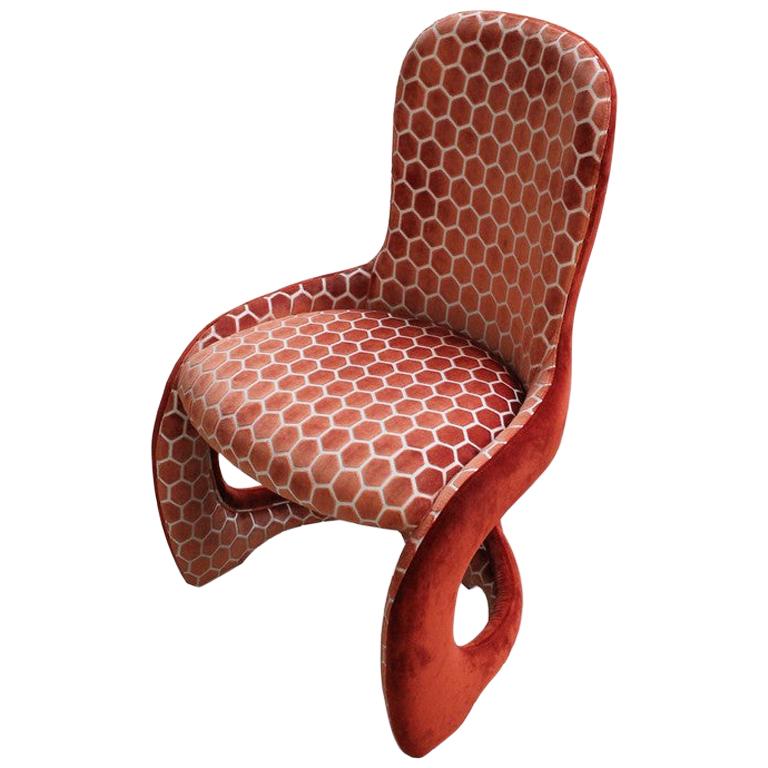 Modern by Giuseppe Carpanelli Venere Padded Dining Chair For Sale