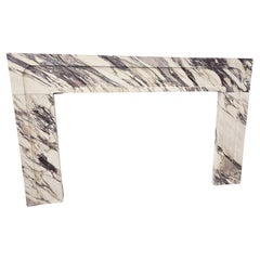 Used Modern Calacatta Viola Fireplace