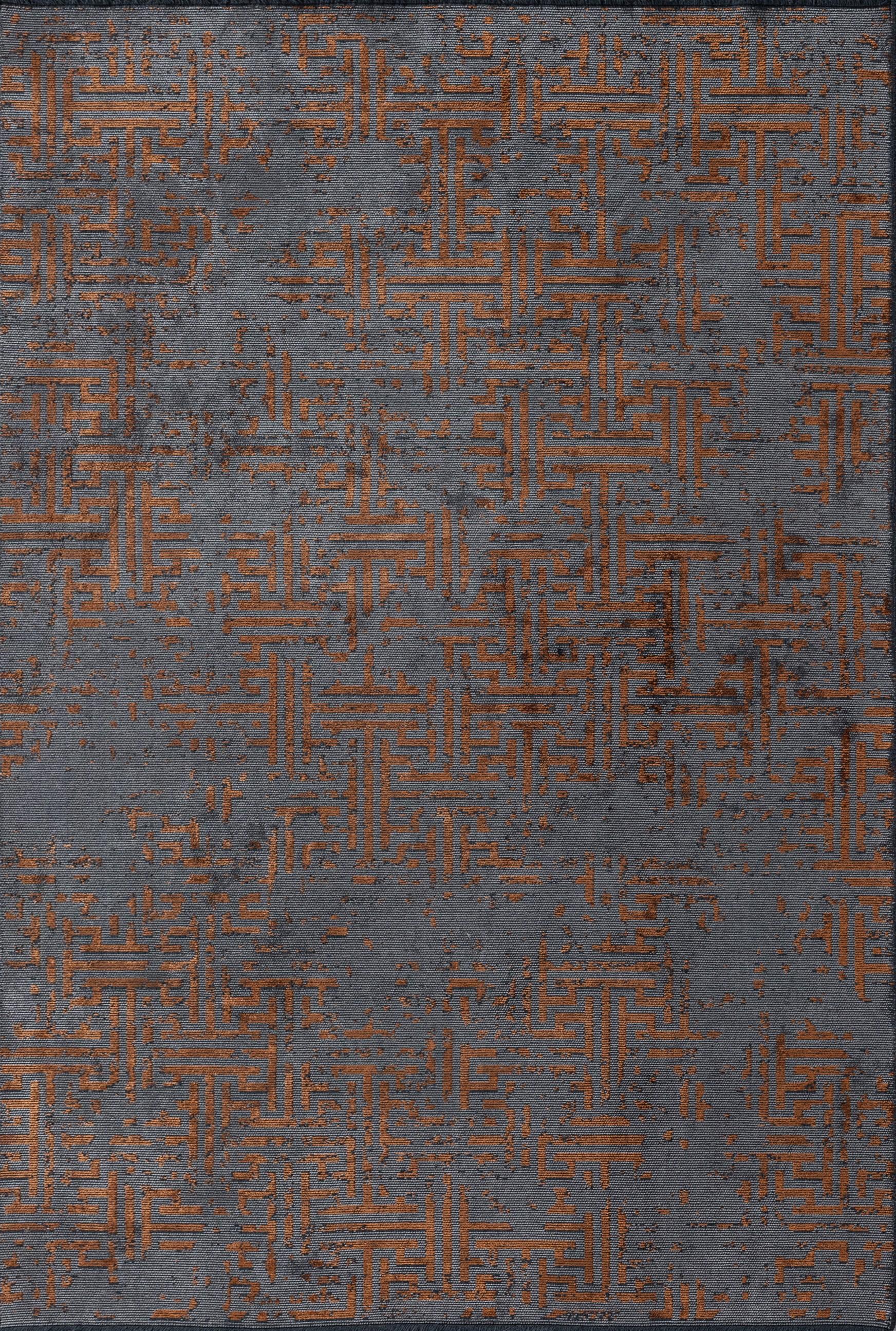 in vendita:  (Arancio) Tappeto di lusso Camouflage moderno rifinito a mano