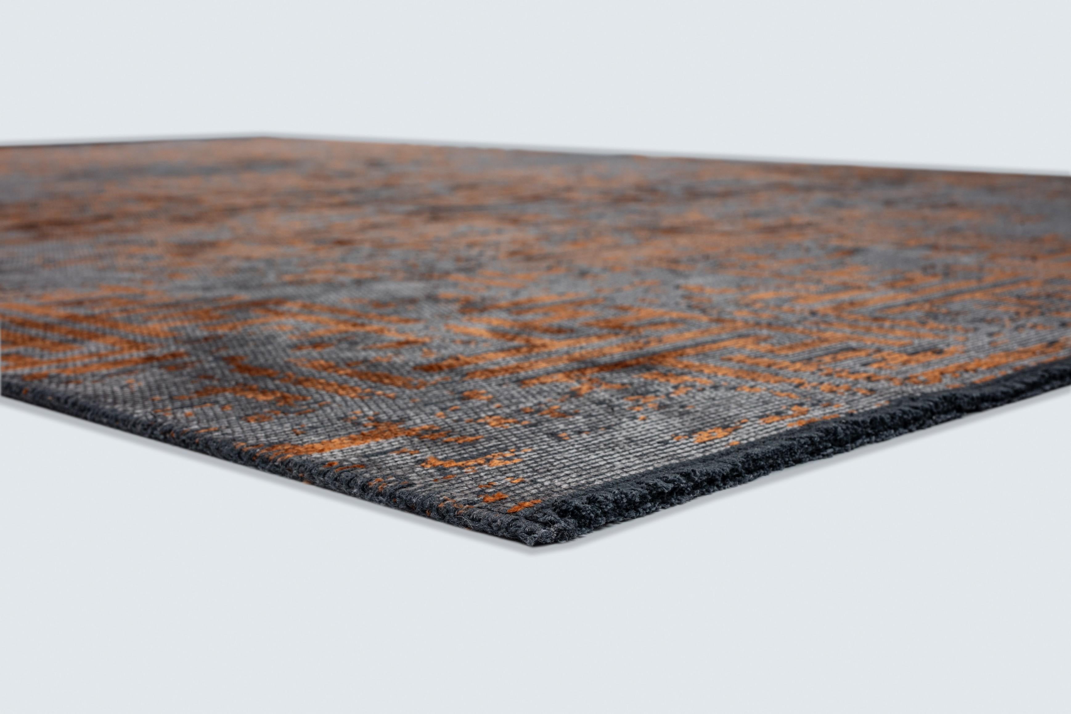 in vendita:  (Arancio) Tappeto di lusso Camouflage moderno rifinito a mano 4