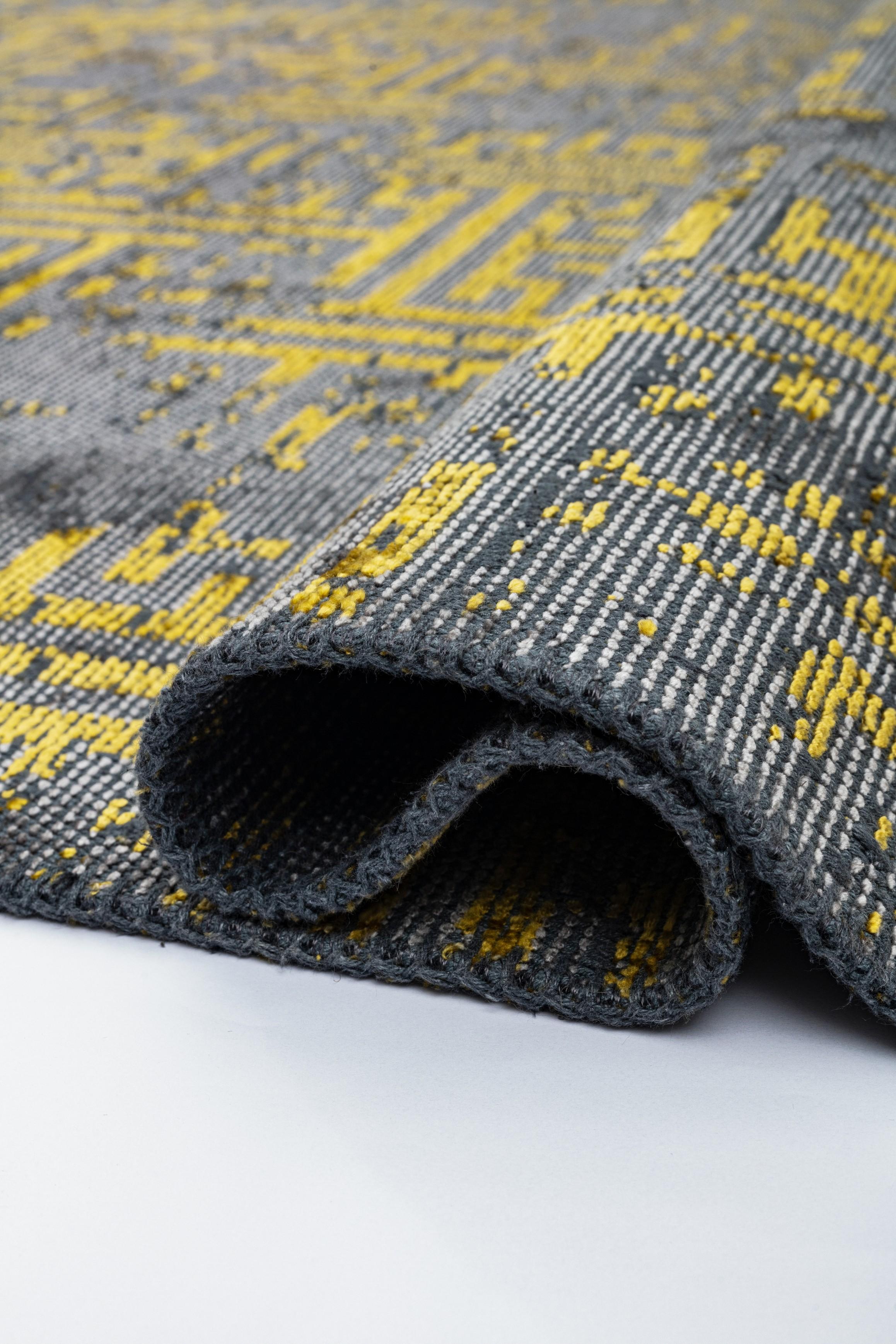 in vendita:  (Grigio) Tappeto di lusso Camouflage moderno rifinito a mano 2