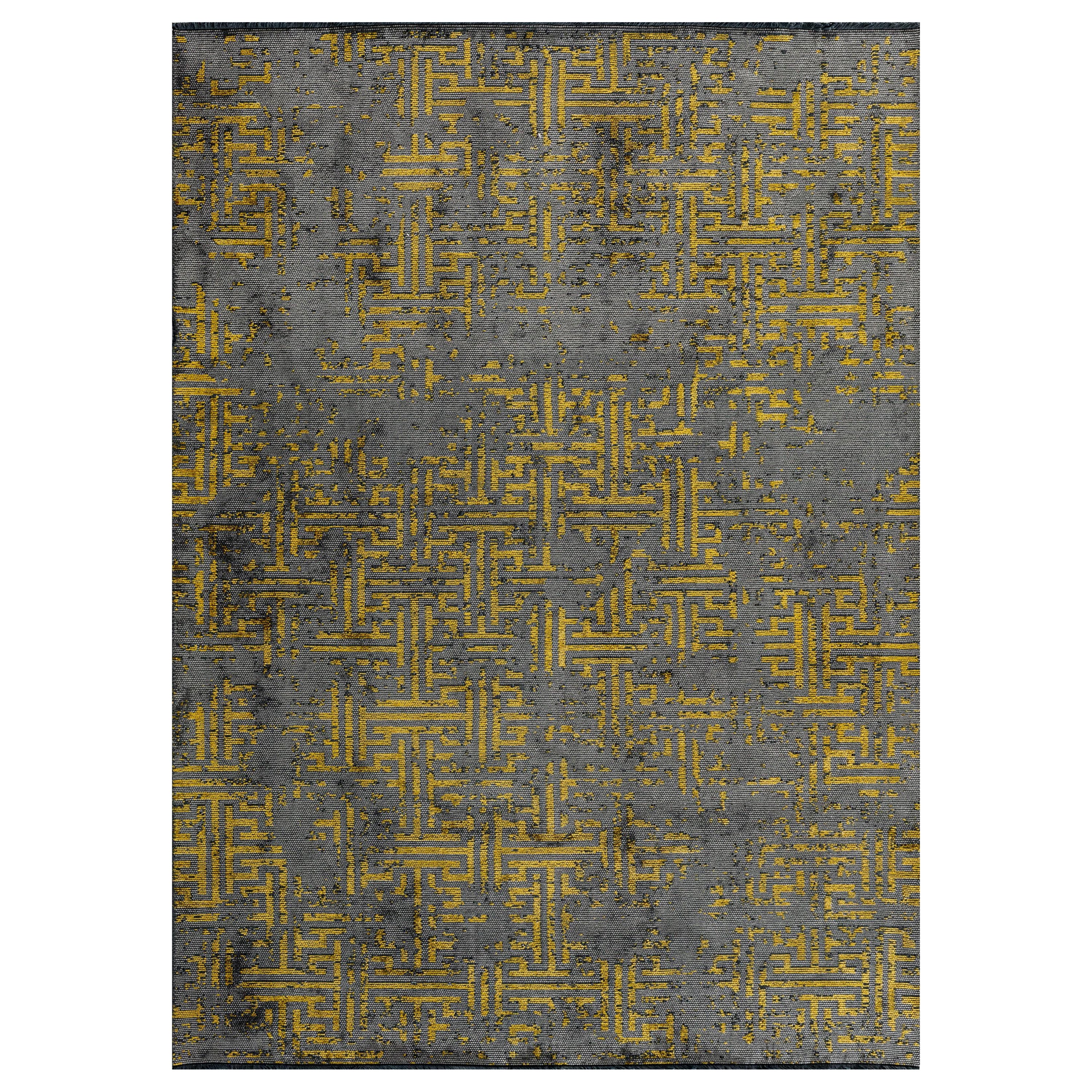 Tappeto di lusso Camouflage moderno rifinito a mano