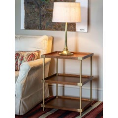 Modern Campaign Style Etagere