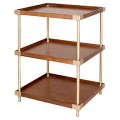 Modern Campaign Style Etagere