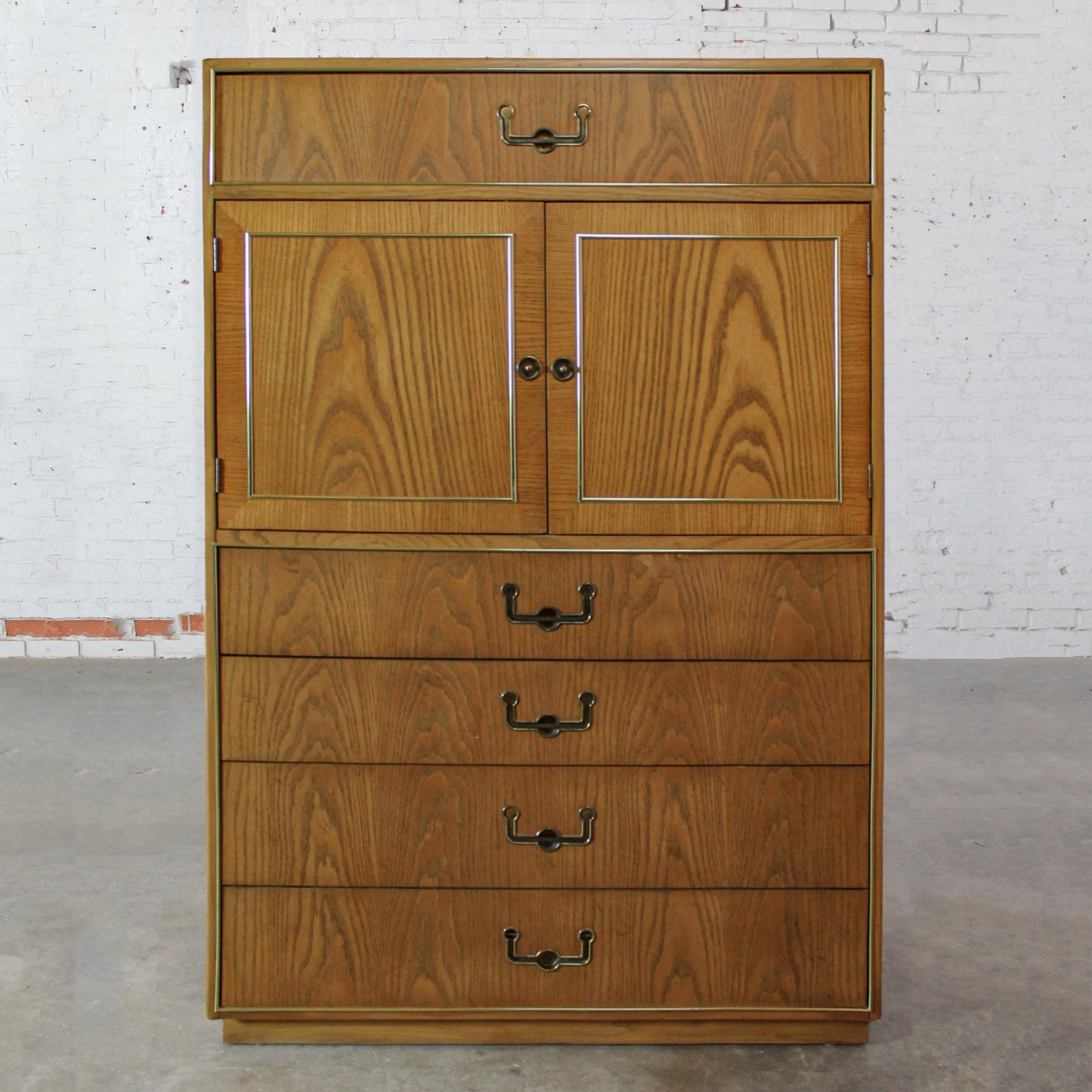 Cassapanca da uomo moderna in stile Campaigner Oak di Founders Furniture Patterns 35 in vendita 12