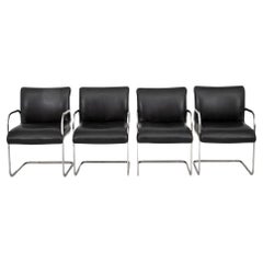 Vintage Modern Cantilevered  Armchairs, 4