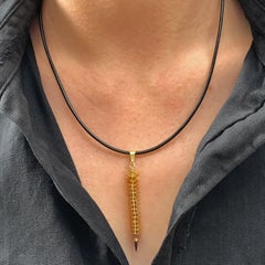 Modern "Capitol Records" Pendant or Fob in 18 Karat Yellow Gold