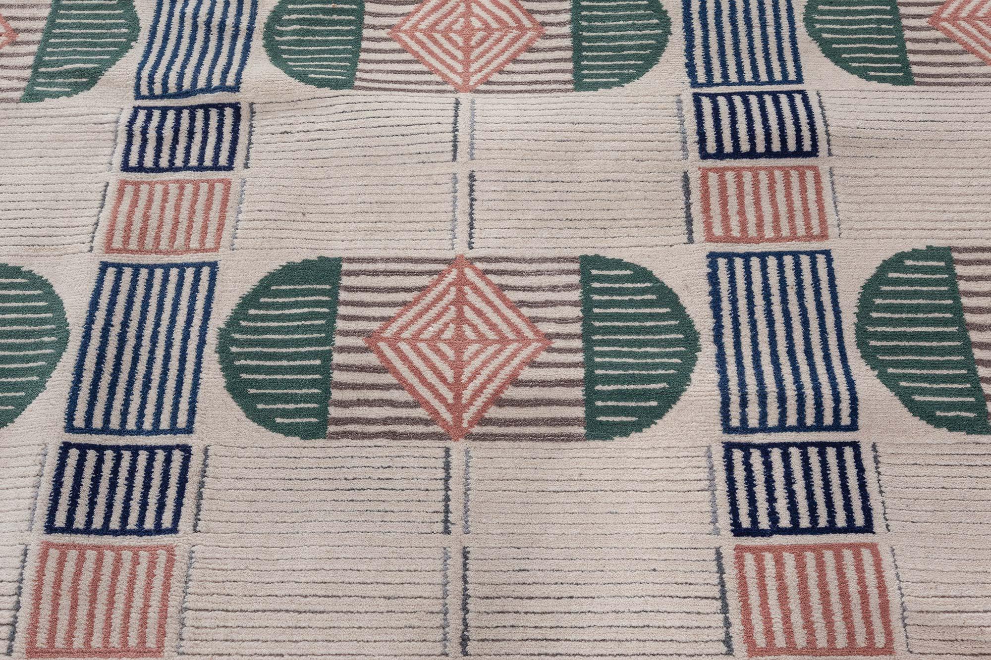 Indian Modern Capsule Rug by Doris Leslie Blau For Sale