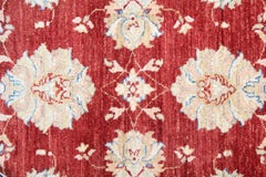 Small Red Carpet Floral Rug- Red Ziegler Style Living Room Rug Home Decor