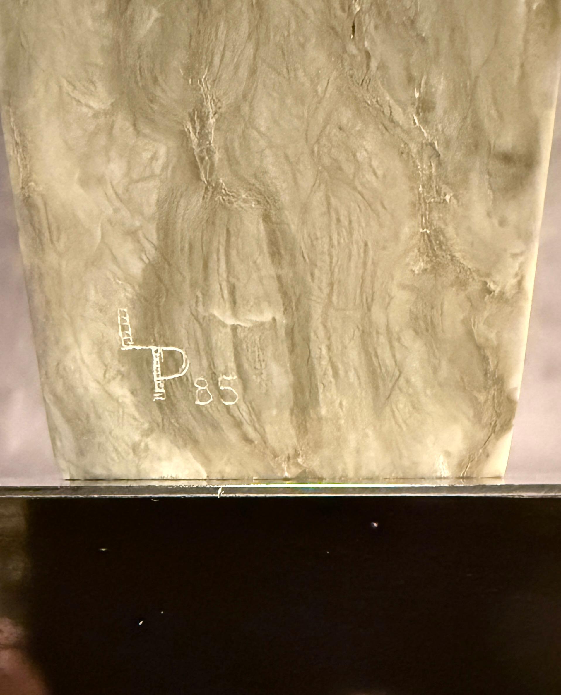 20th Century Modern Carved Marble Abstract Sculpture For Sale