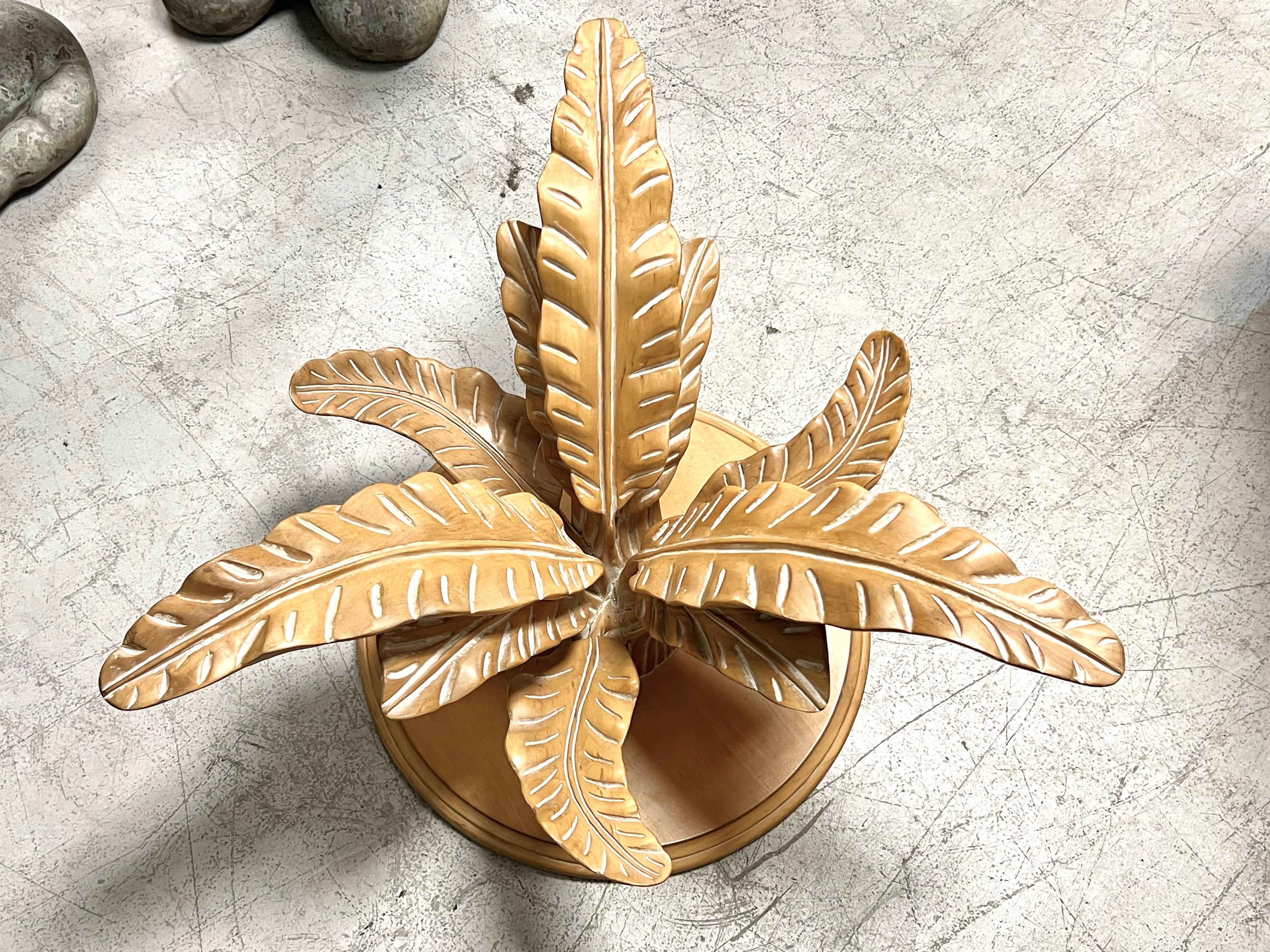 Modern Carved Wood Organic Coffee Table by Bartolozzi E Maoili In Good Condition In Miami, FL