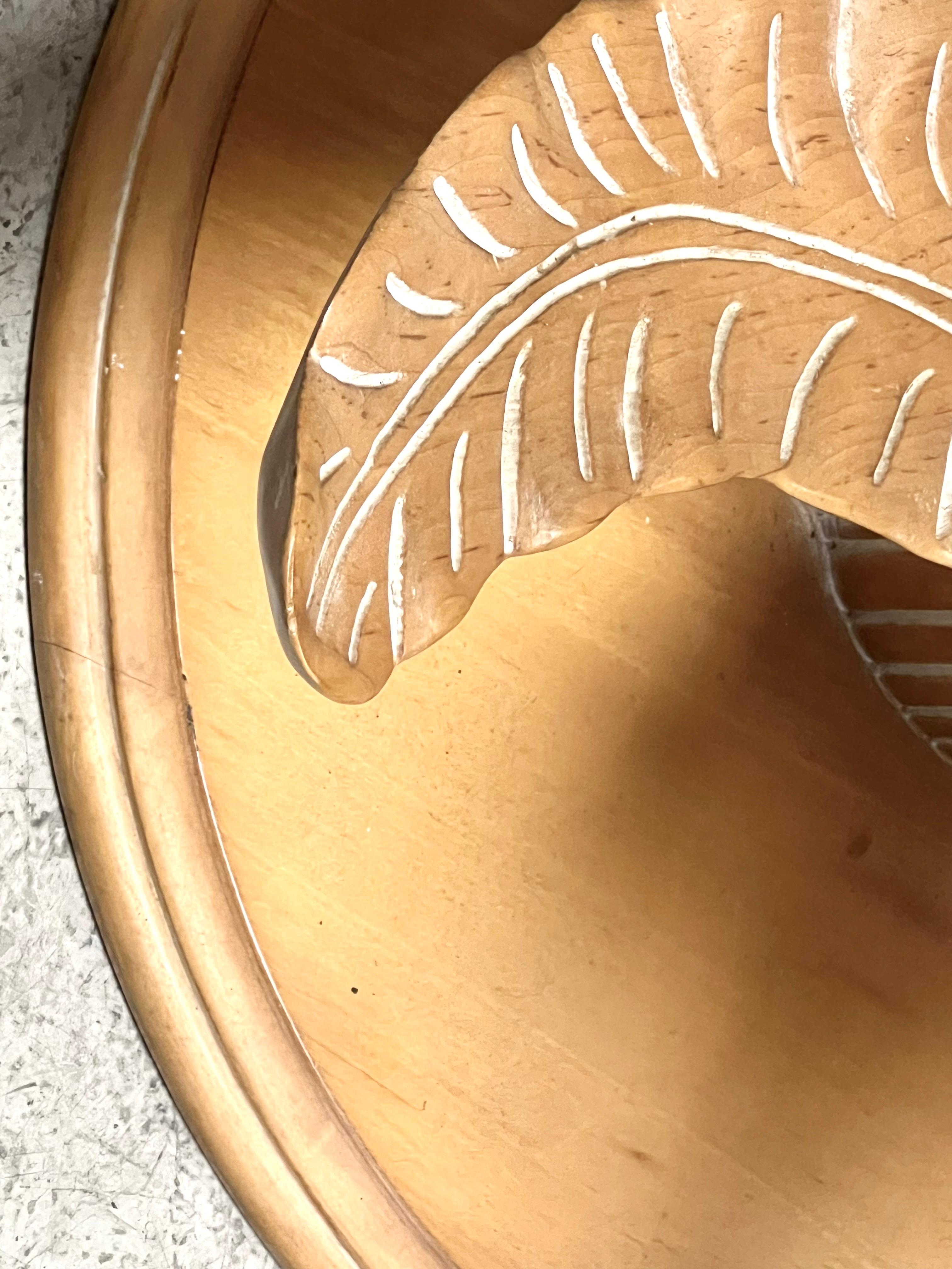 Modern Carved Wood Organic Coffee Table by Bartolozzi E Maoili 2