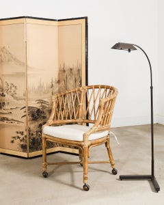 Modern Casella Clarus Fine Line Bronzed Adjustable Floor Lamp