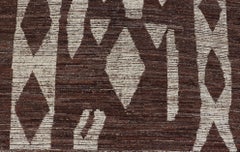 Modern Afghan Tribal Wool Rug by Keivan Woven Arts 10'5 x 13'8