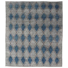 Modernity Design/One Rug Art Woven Arts à motifs de diamants 