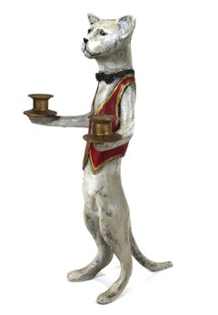 Modern Cat Butler Candleholder