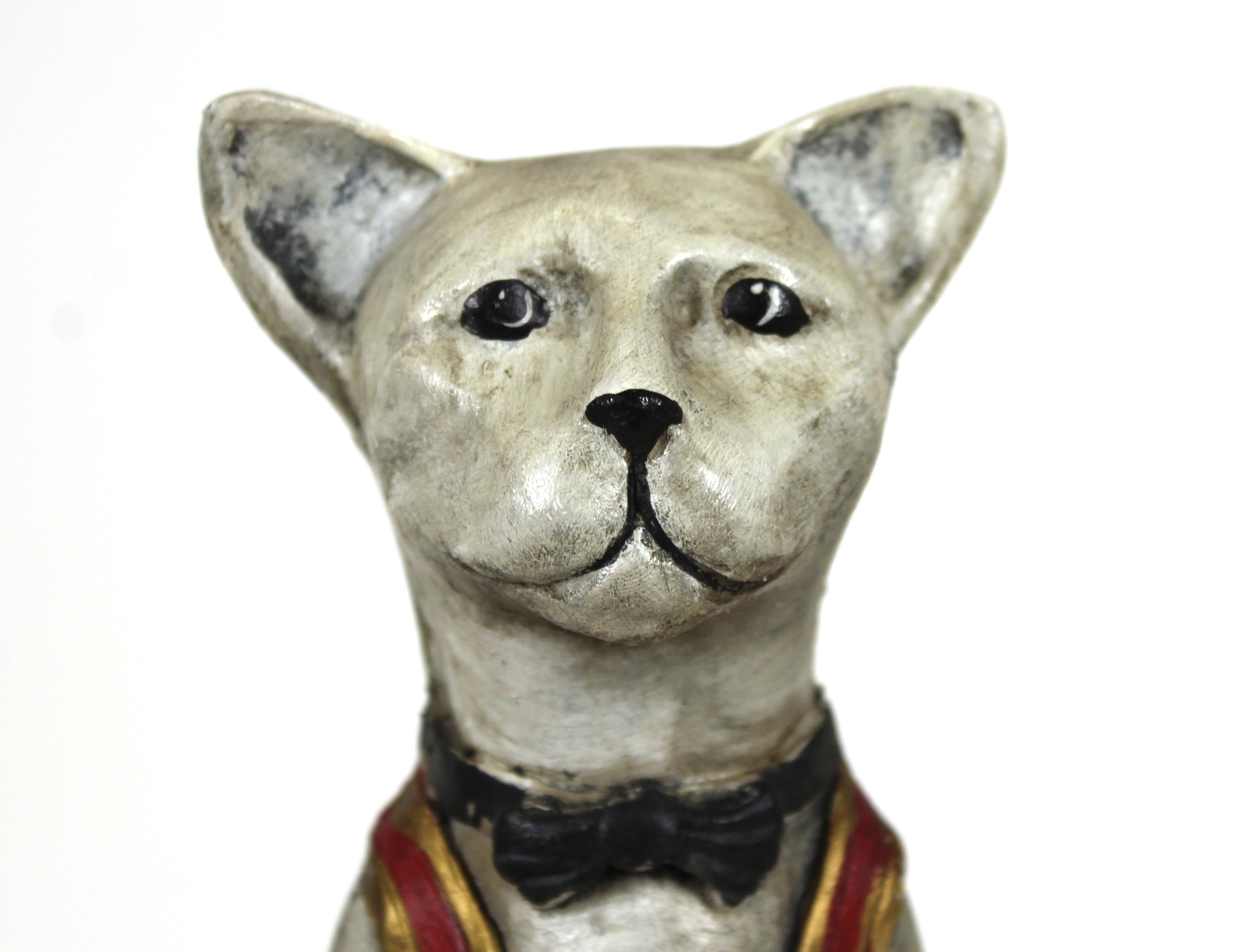 Modern Cat Butler Candleholder In Good Condition In New York, NY