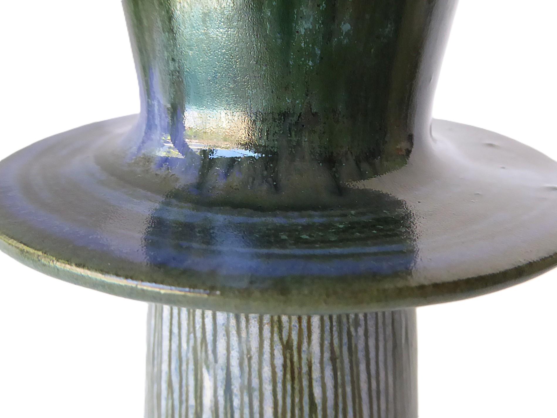 Vase moderne catalan en céramique à double face Isabel Barba-Formosa Espagne 1970 Bon état - En vente à Miami, FL