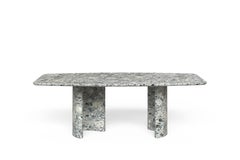 Modern CC Dining Table Ceppo Grey Stone Handmade in Portugal by Greenapple