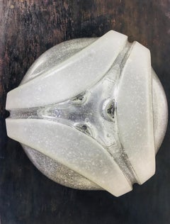 Modern Ceiling Light with Bubble Glass from the 1960s