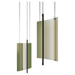 Lampada a sospensione da soffitto moderna - Lampada a pannello a LED - Verniciato Oliver - Medio