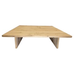 Modern Center Table In White Oak