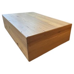 Modern Center Table In White Oak
