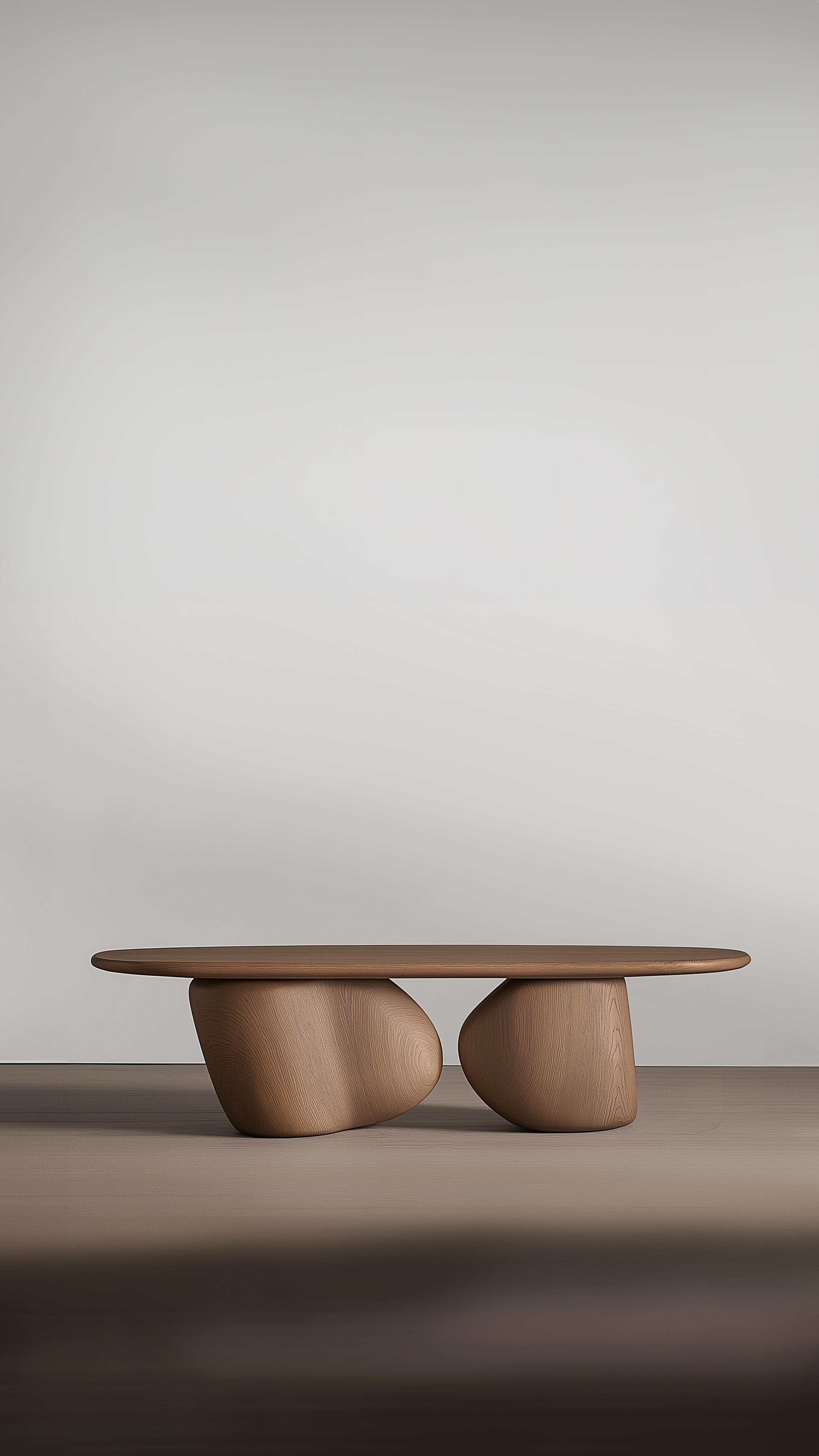 Moderner Mitteltisch Serie 88 - Sereno von Joel Escalona mit skulpturalen Formen (Mexikanisch) im Angebot