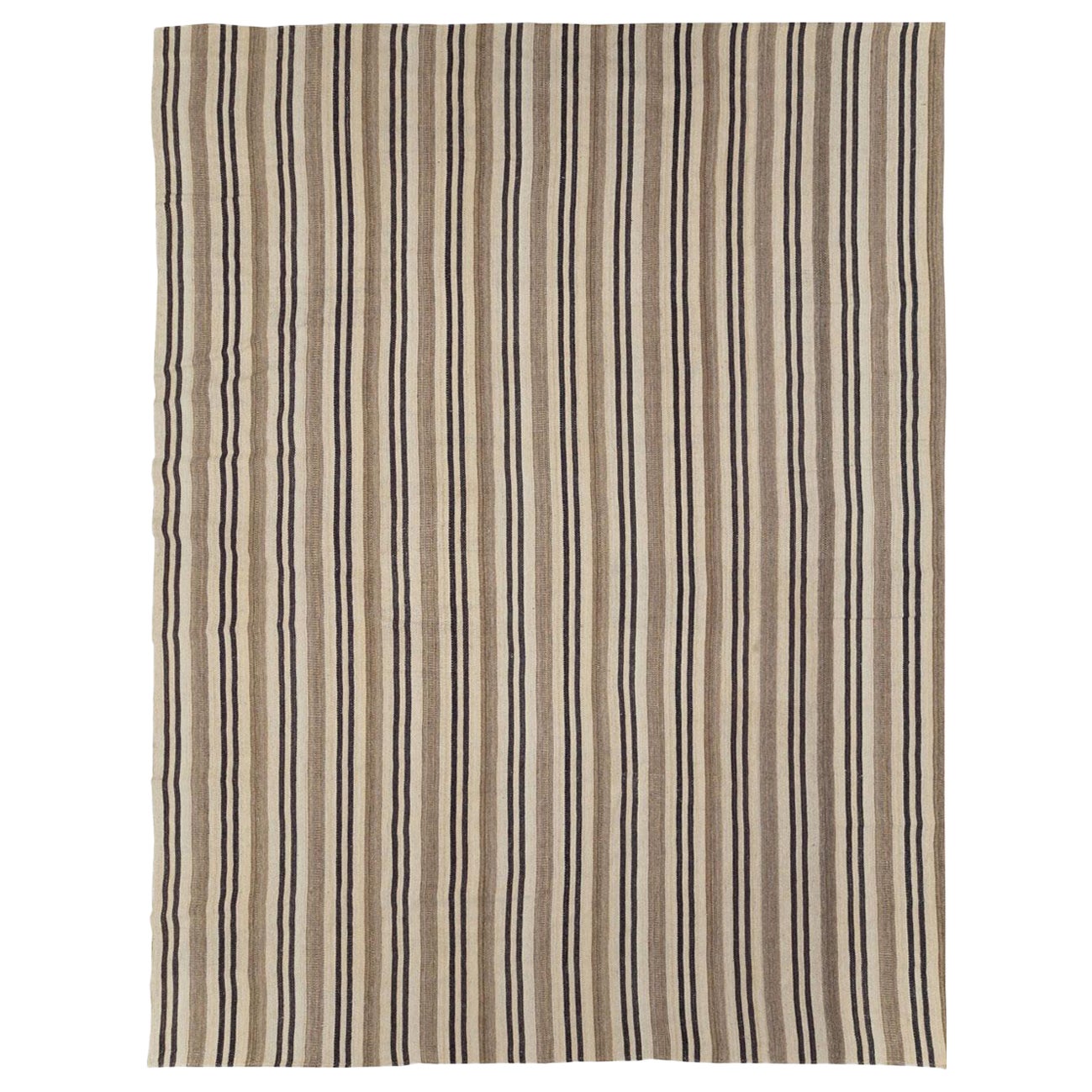 Tapis Kilim turc plat tissé à la main moderne de grande taille, fabriqué à la main, de la taille d'une grande pièce