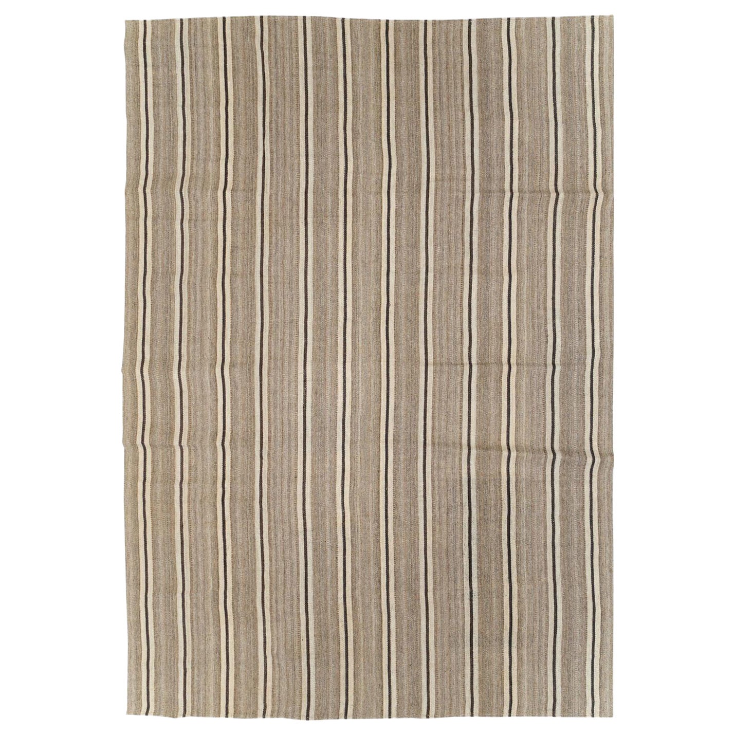 The Moderns Modernity Handmade Turkish Flatweave Kilim Large Room Size Carpet (tapis de grande taille)