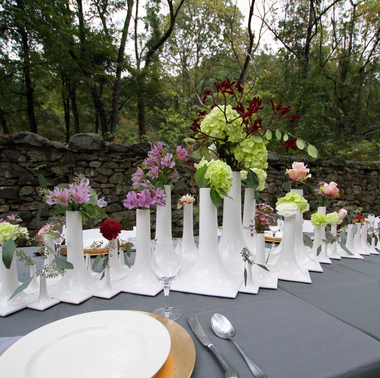 Modern Ceramic Bud Vase Centerpiece Tablescape Flower Vase 3