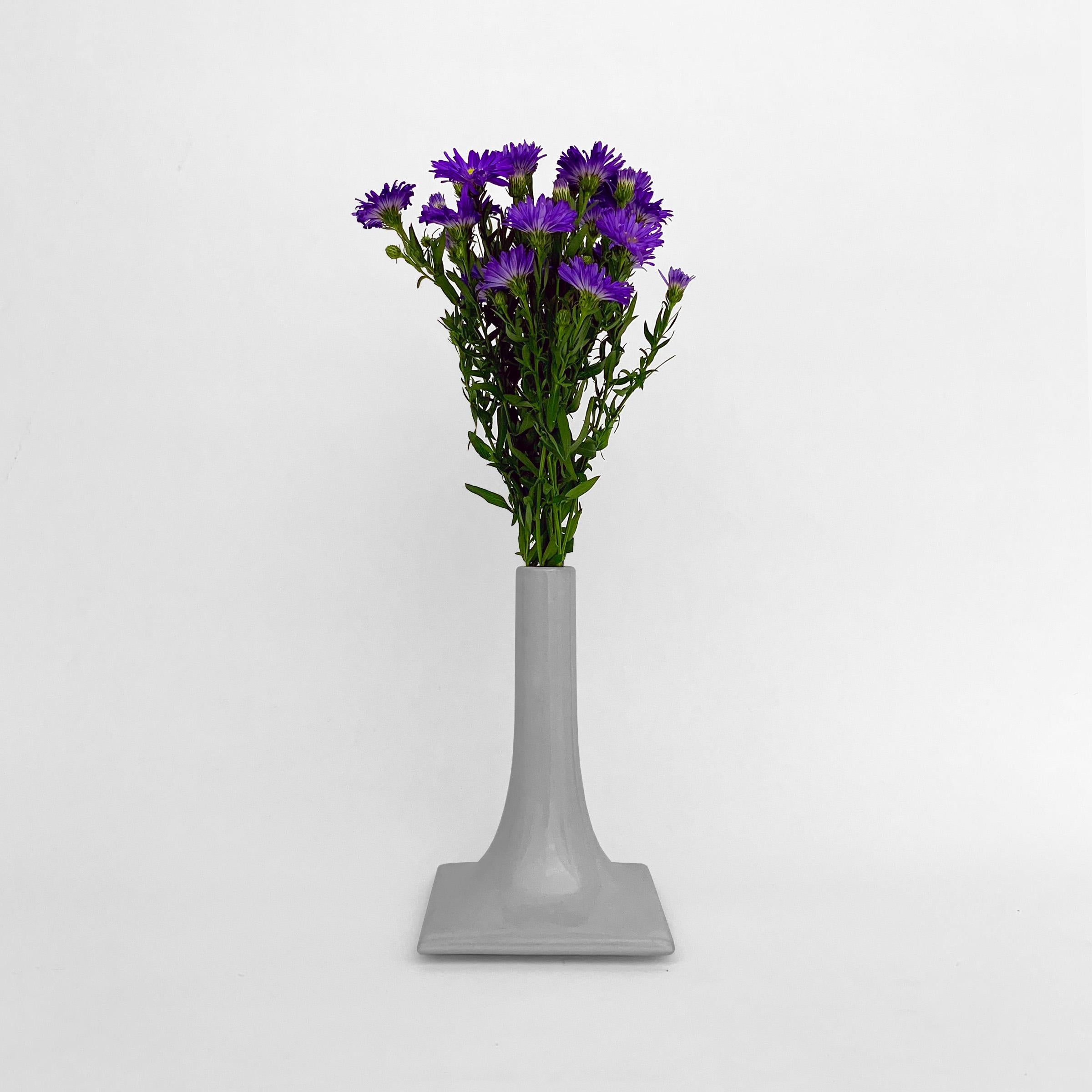 Cast Modern Ceramic Vase - Centerpiece - Tablescape - Flower Vase - 6