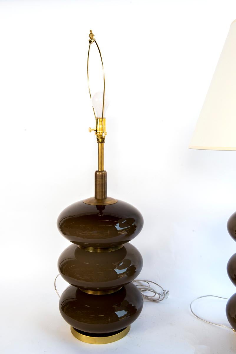 Italian Modern Ceramic French Lamp