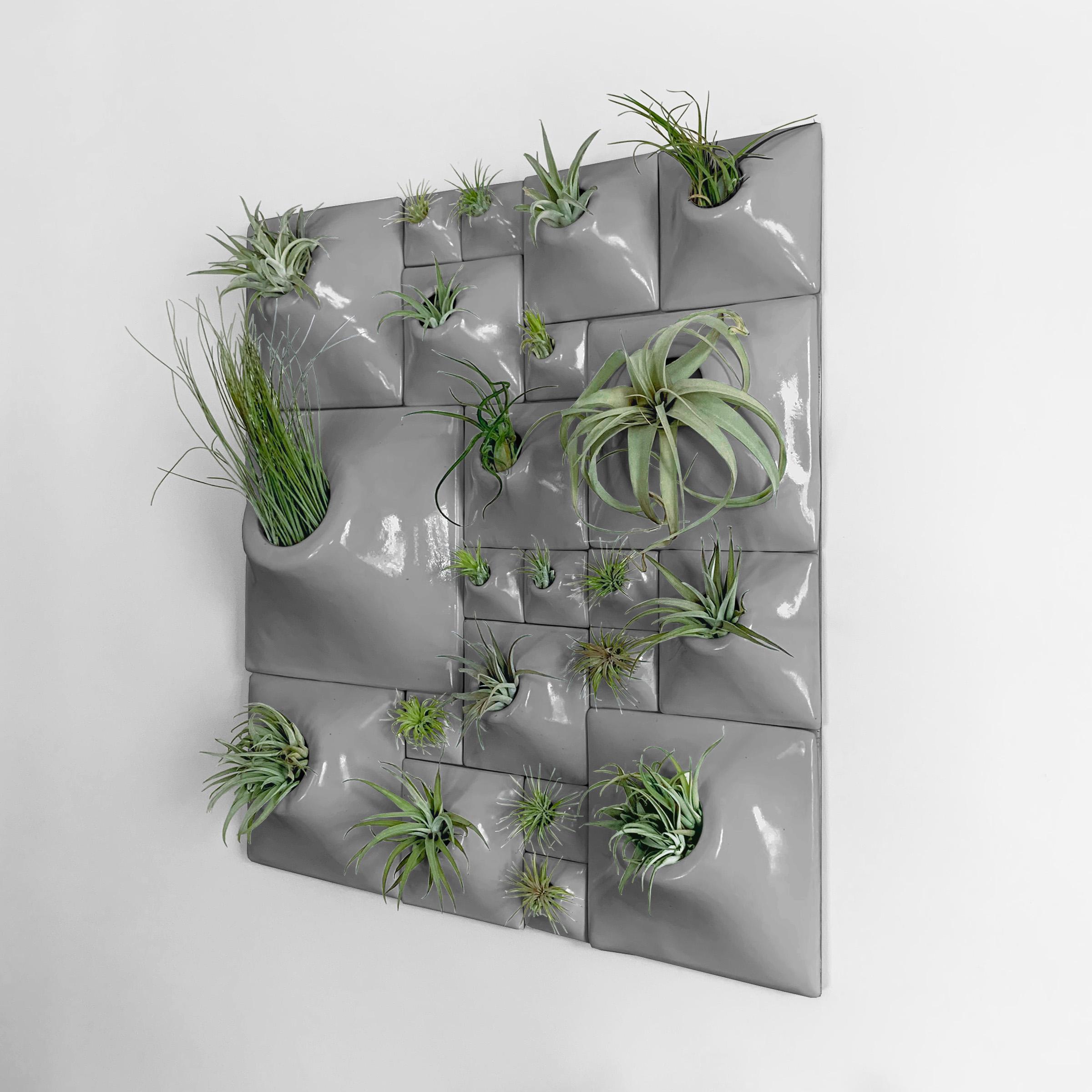 Modern Ceramic Greenwall - Living Wall Decor - Plant Wall - Price per sq ft For Sale 5