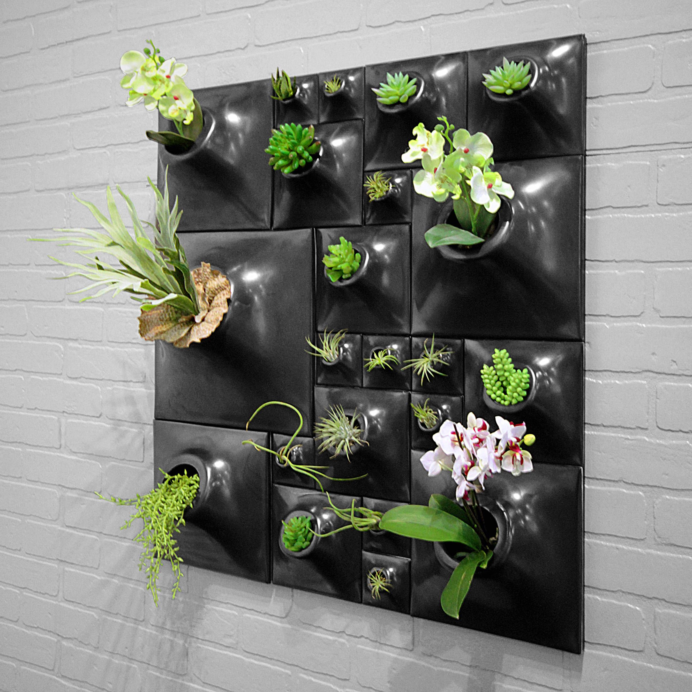 Modern Ceramic Greenwall - Living Wall Decor - Plant Wall - Price per sq ft For Sale 7