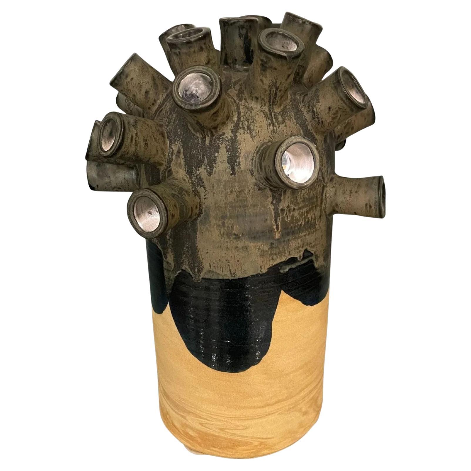 Lampe moderne en céramique, France en vente