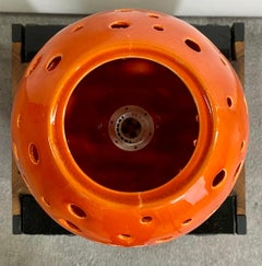 Modern Ceramic Orange Table Lamp