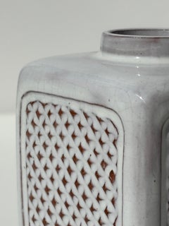 Modern Ceramic Relief Decor Vase, Herne Nielsen, 1960s